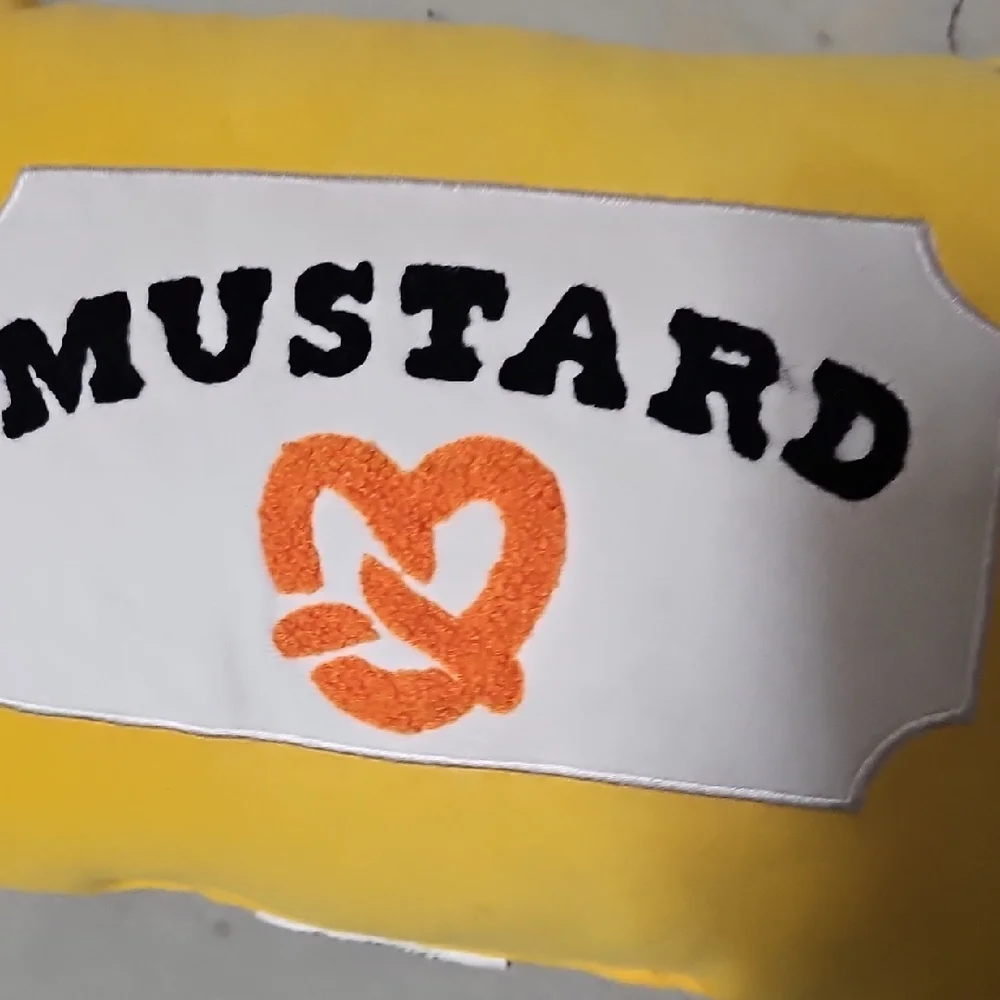 Nwt Mustard Paclet Throw Pillow